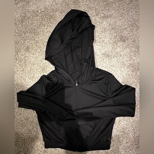 BuffBunny Black Mesh Cropped Jacket -M